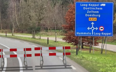 Groot onderhoud N314 tussen Hummelo en Zutphen