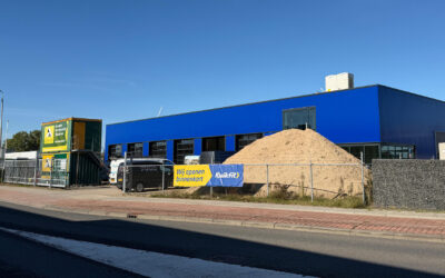 Nieuwe KwikFit-locatie in aanbouw aan de Industrieweg in Zutphen
